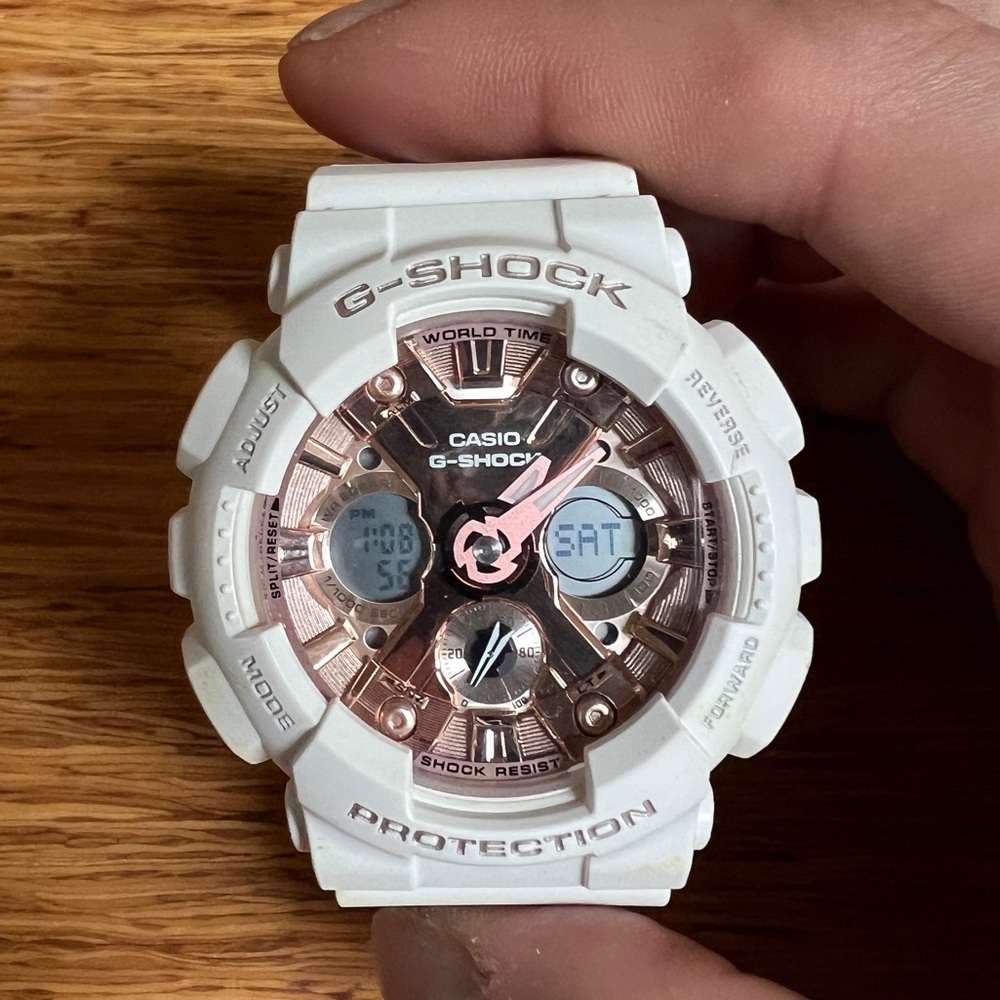 G-SHOCK
Ladies' Casio G-Shock S Series White Resin Watch
